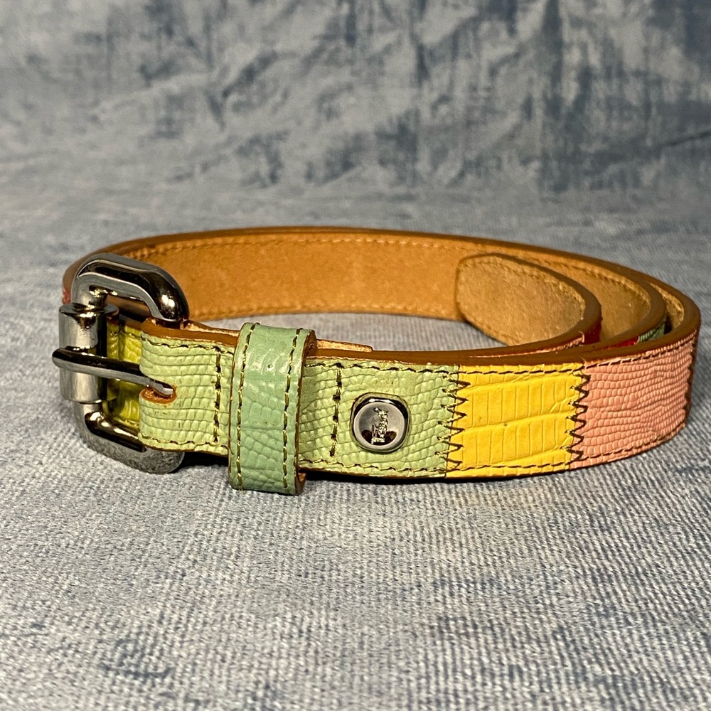 Fossil Women's Color Block/patchwork belt Size Medium - Picture 4 of 5